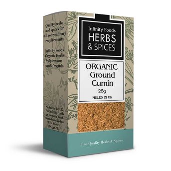 Authentic Infinity Foods Organic Ground Cumin pack