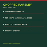 Hampshire Foods Dried Chopped Parsley — factual product benefits
