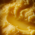 Organic ghee extreme close-up