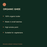 Organic ghee product facts