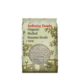 Authentic Infinity Foods Organic Hulled Sesame Seeds pack