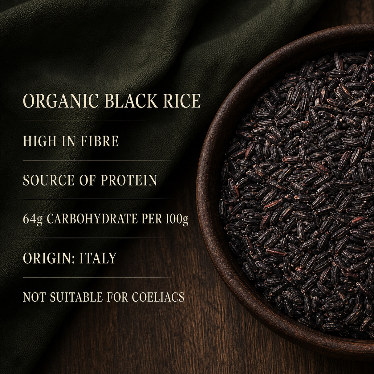Organic Black Rice product information