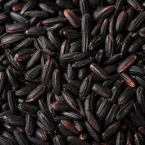 Infinity Foods Bulk Organic Black Rice extreme close-up