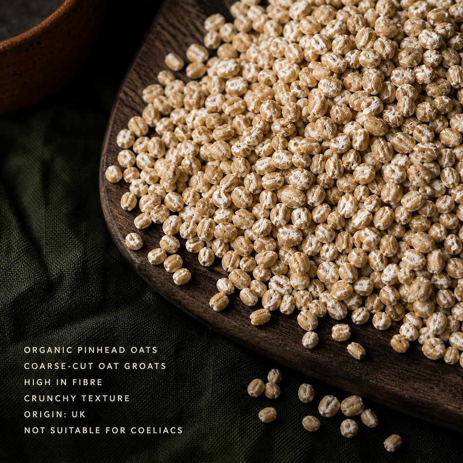 Infinity Foods Bulk Organic Pinhead Oats — benefits
