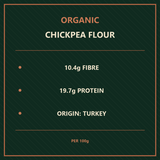 Organic chickpea flour product facts