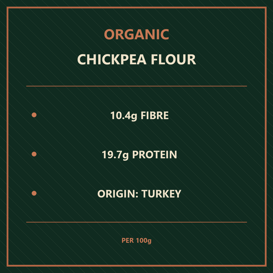 Organic chickpea flour product facts