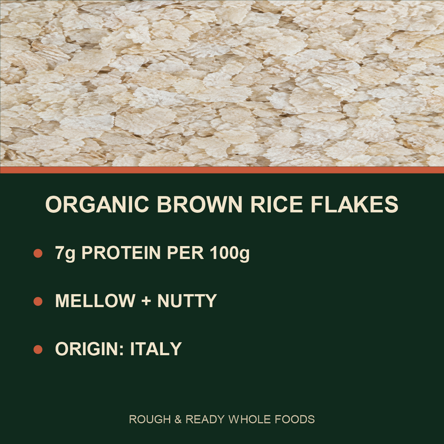 Organic Brown Rice Flakes product facts