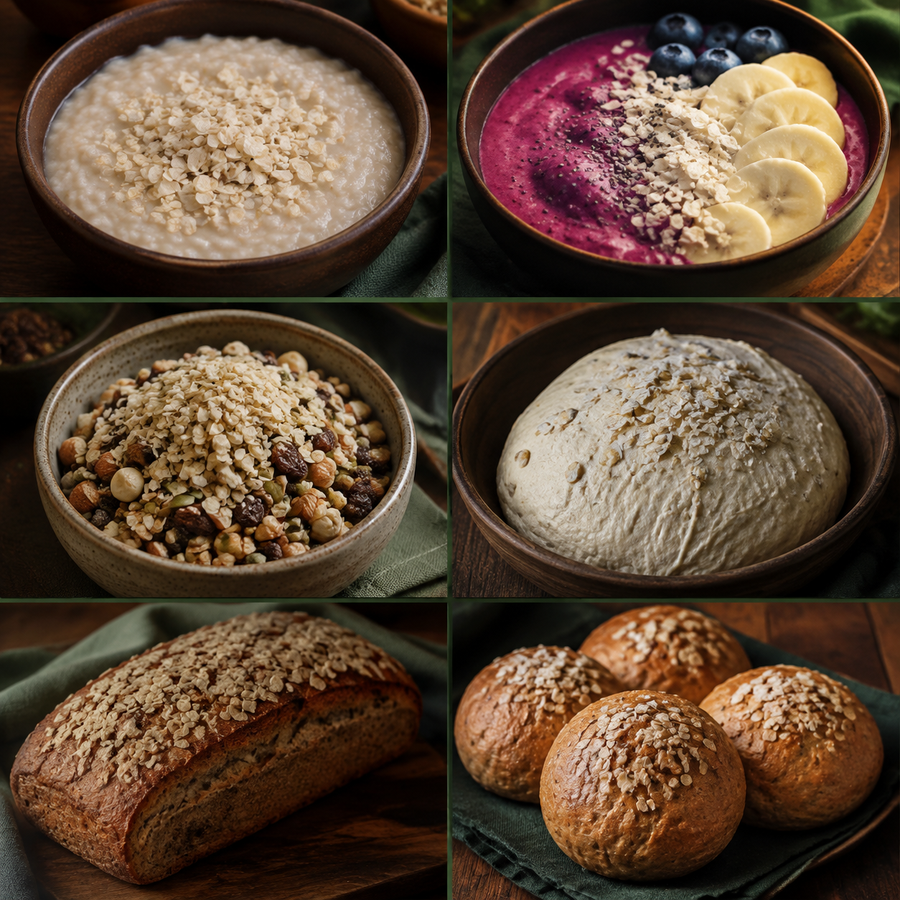Six ways to enjoy Organic Brown Rice Flakes