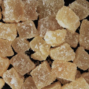 Organic Crystallised Ginger extreme macro