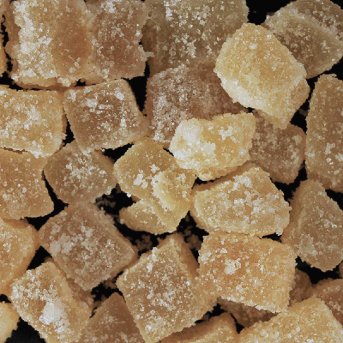 Organic Crystallised Ginger extreme macro