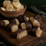 Chocolate-dipped Organic Crystallised Ginger