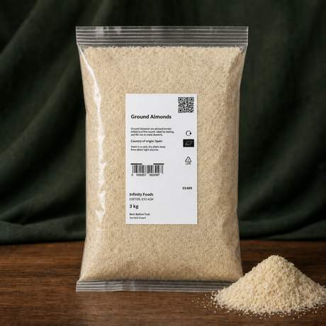 Infinity Foods Bulk Ground Almonds 3 kg pack