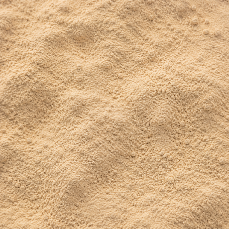 Infinity Foods organic ground ginger macro