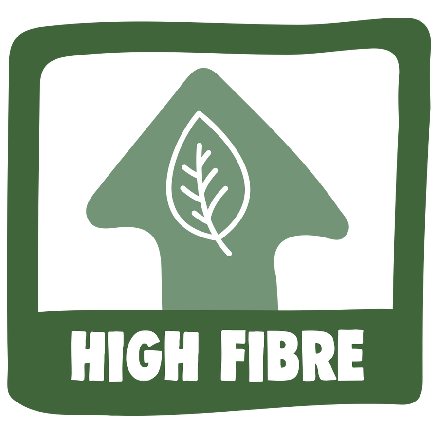 High fibre badge