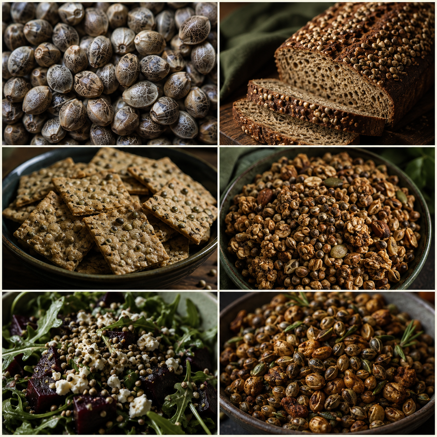Six ways to use organic whole hemp seeds