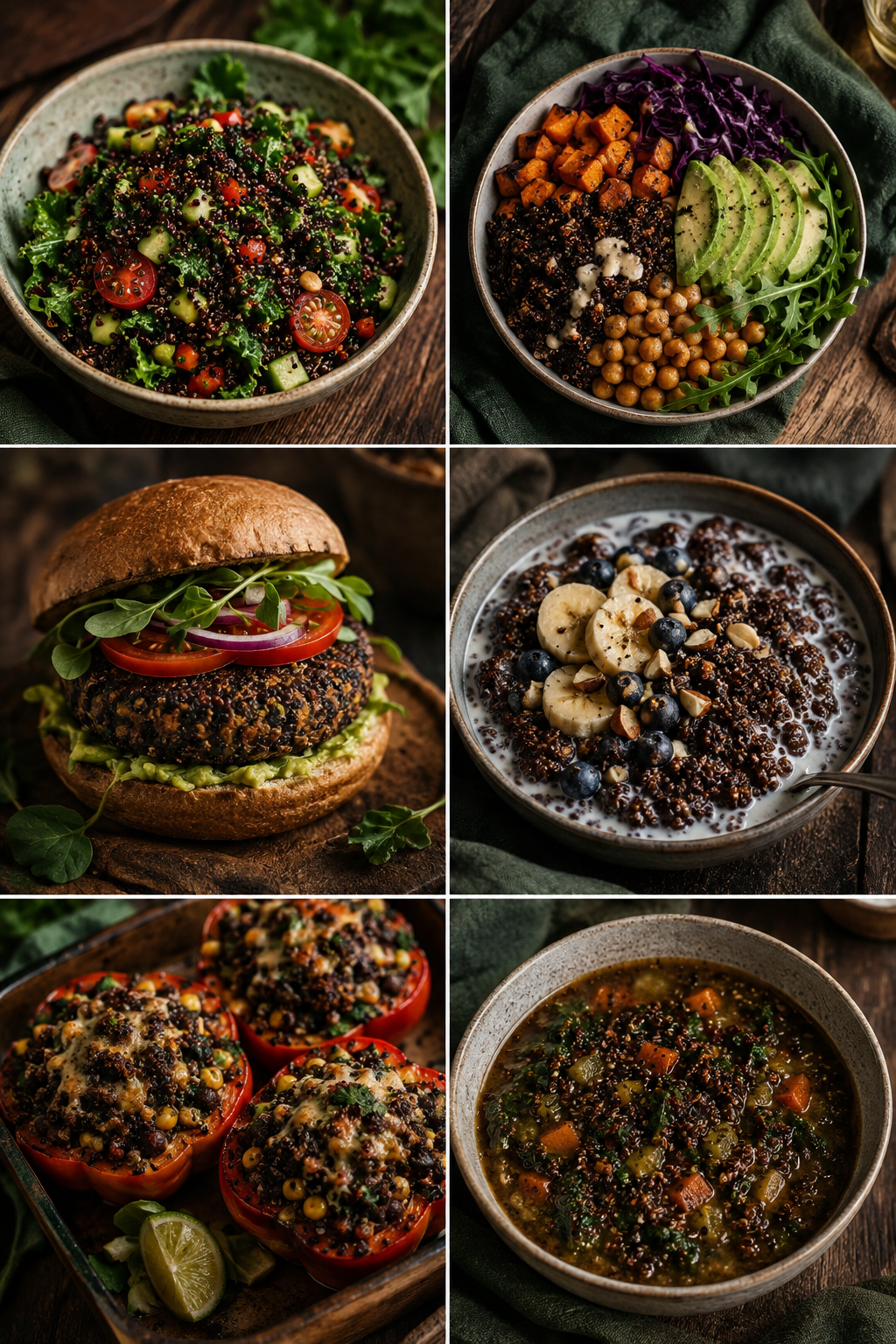 Infinity Organic Black Quinoa Grain — six ways to enjoy