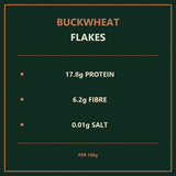 Infinity Foods Organic Buckwheat Flakes nutrition facts