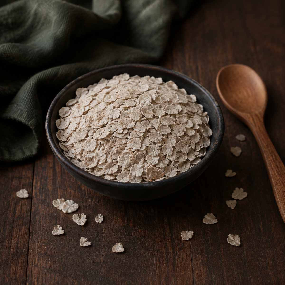 Infinity Foods Organic Buckwheat Flakes natural serving