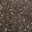 Close-up of dry chia seeds