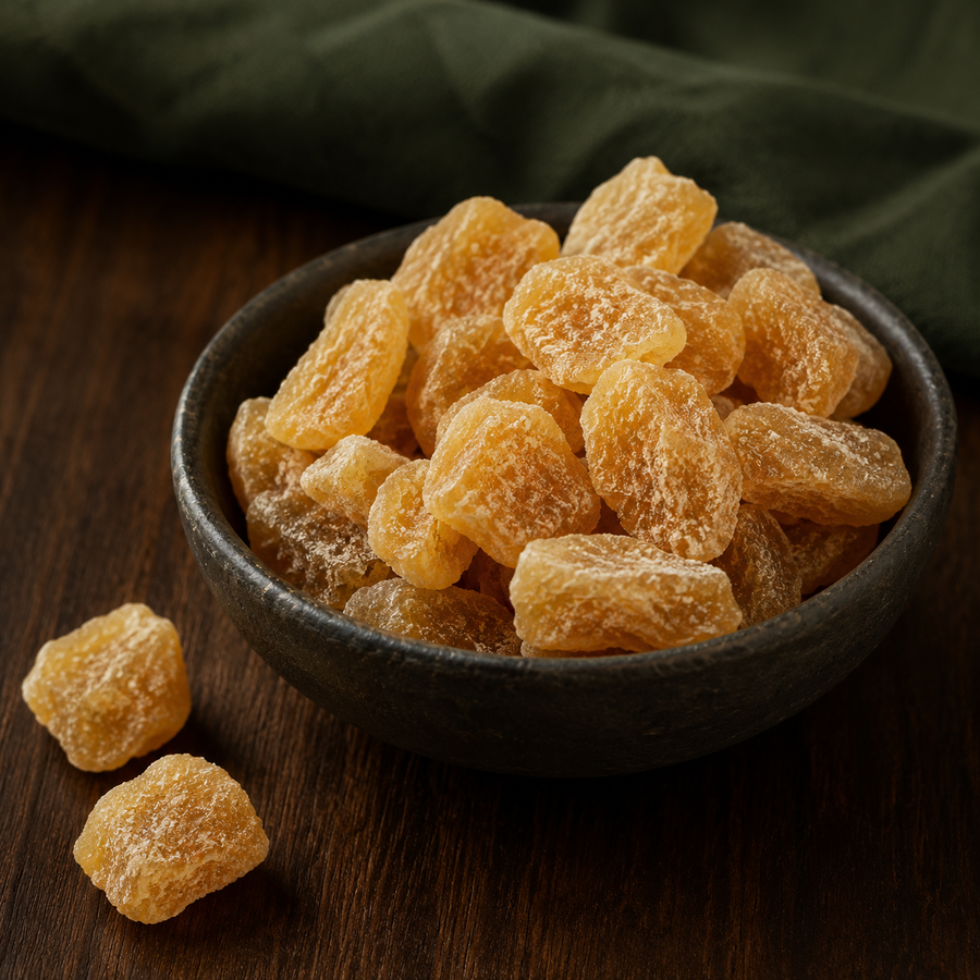 Infinity Organic Crystallised Ginger detail
