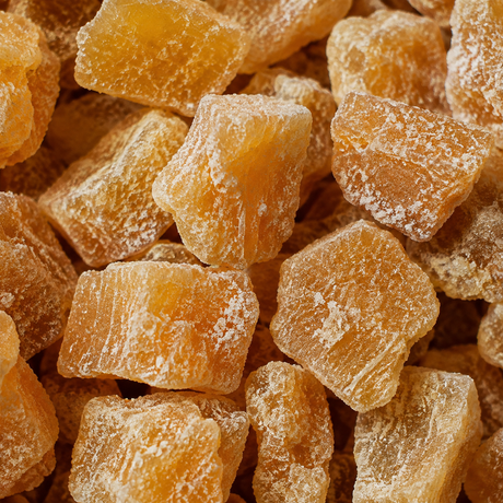 Infinity Organic Crystallised Ginger macro