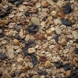 Infinity Foods Organic Deluxe Muesli extreme close-up