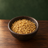 Infinity Foods Organic Golden Linseed — bowl detail