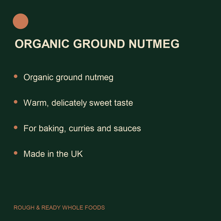 Infinity Foods Organic Ground Nutmeg product facts