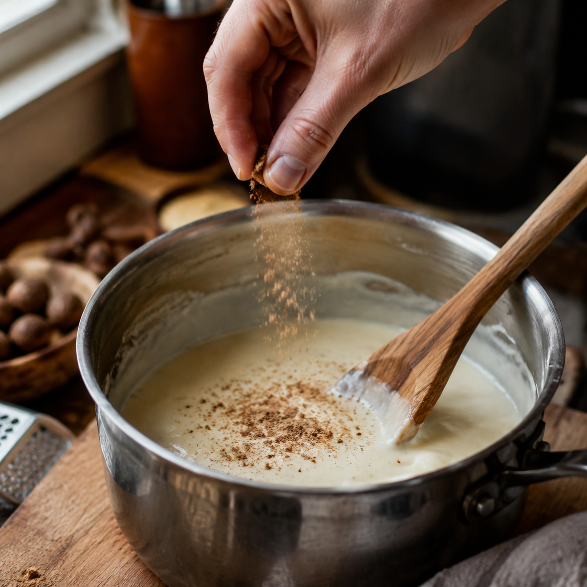 Preparing Infinity Foods Organic Ground Nutmeg
