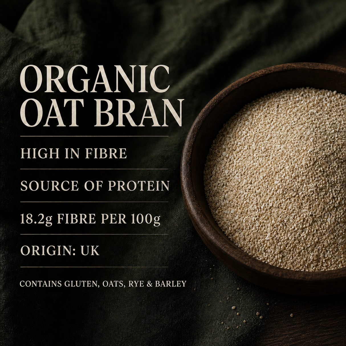 Organic Oat Bran product information