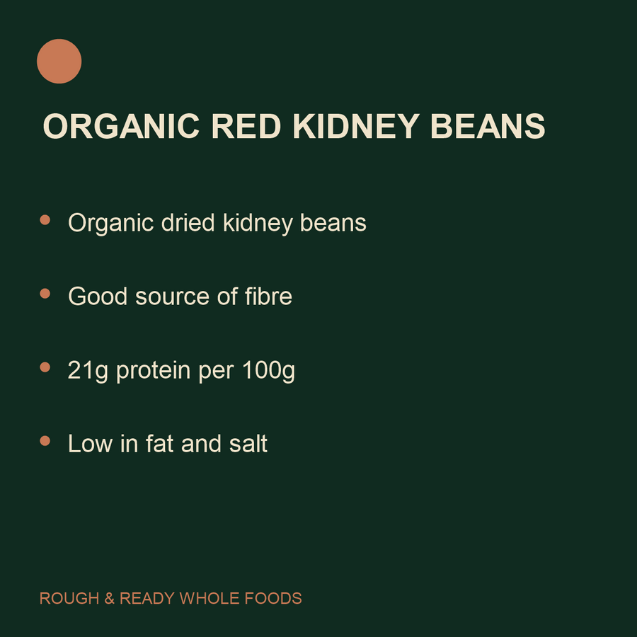 Infinity Foods Organic Red Kidney Beans product facts