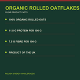 Infinity Foods Organic Rolled Oatflakes — factual product benefits