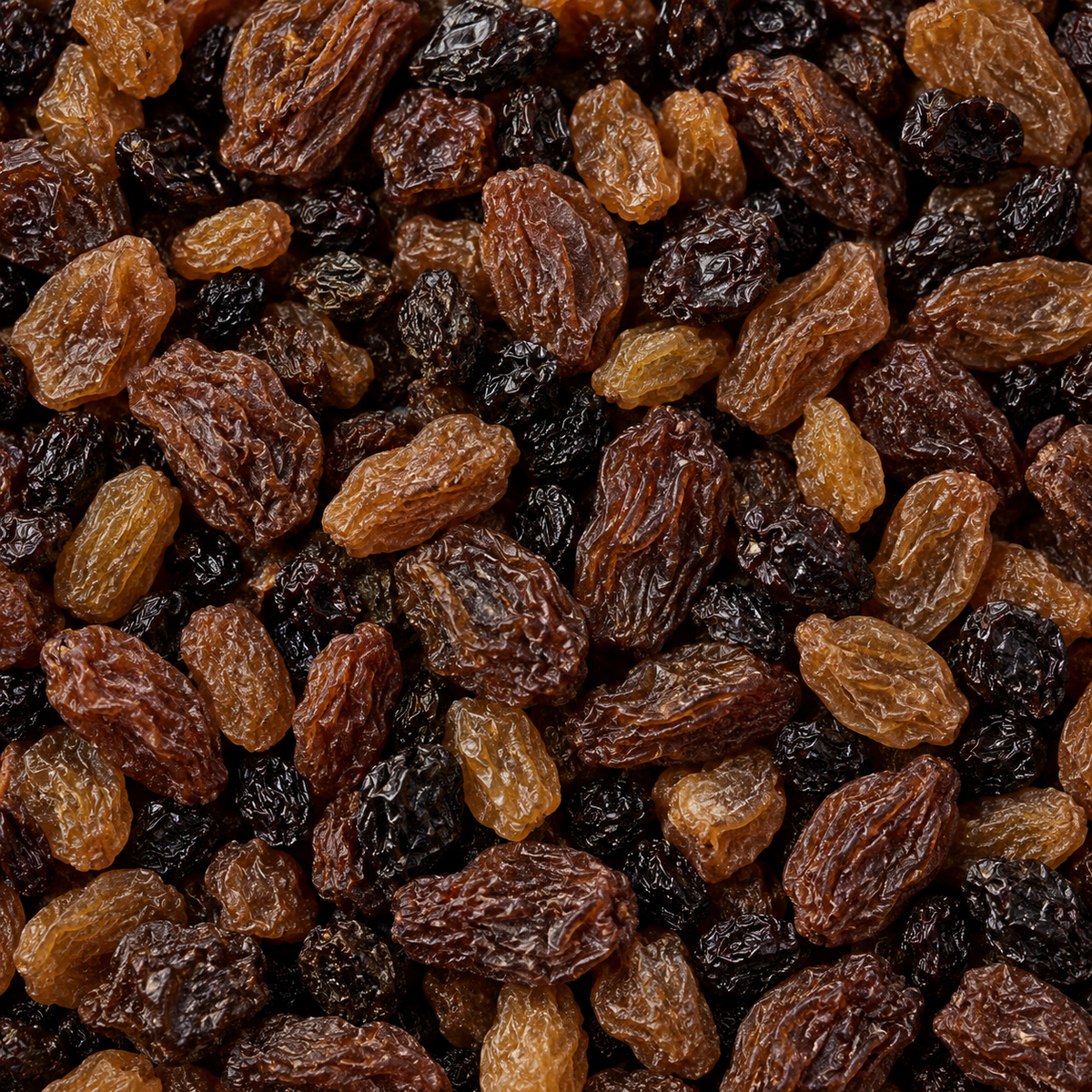 Extreme close-up of Infinity Organic Mixed Vine Fruit