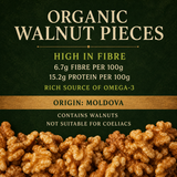 Organic Walnut Pieces product information