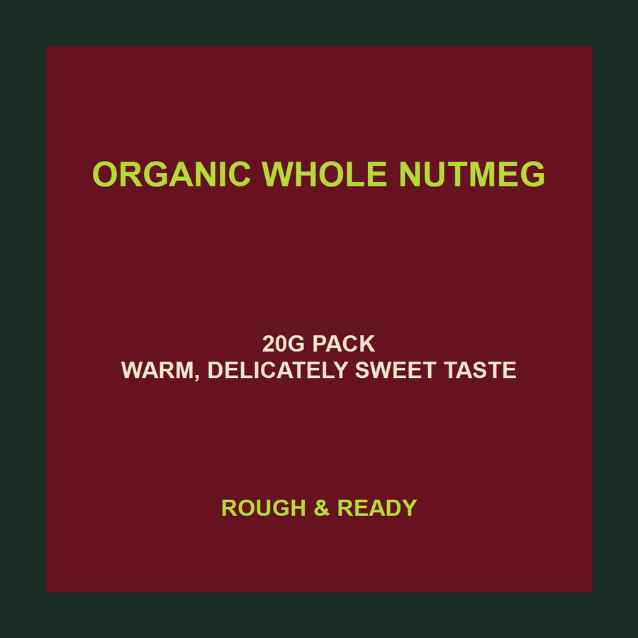 Infinity Foods organic whole nutmeg product facts