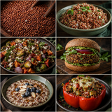 Six ways to use organic red quinoa grain