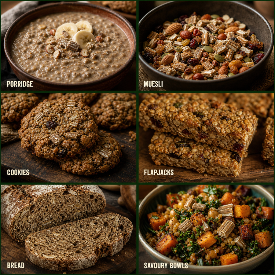 Ways to enjoy organic rye flakes