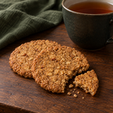 Island Bakery Apple Crumbles served with tea