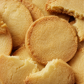 Island Bakery shortbread biscuit macro