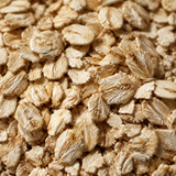 Organic jumbo oats extreme close-up