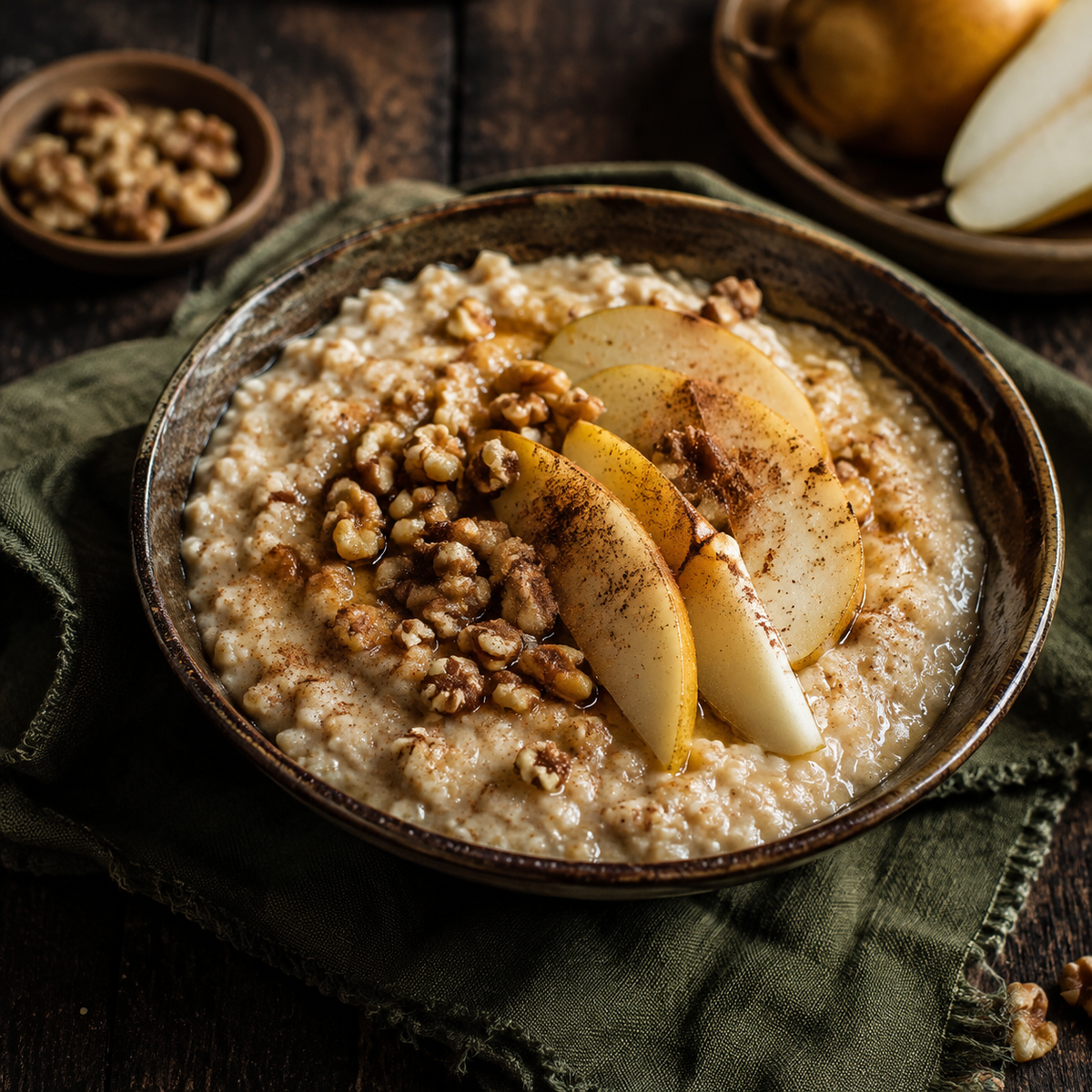Organic jumbo oat porridge serving