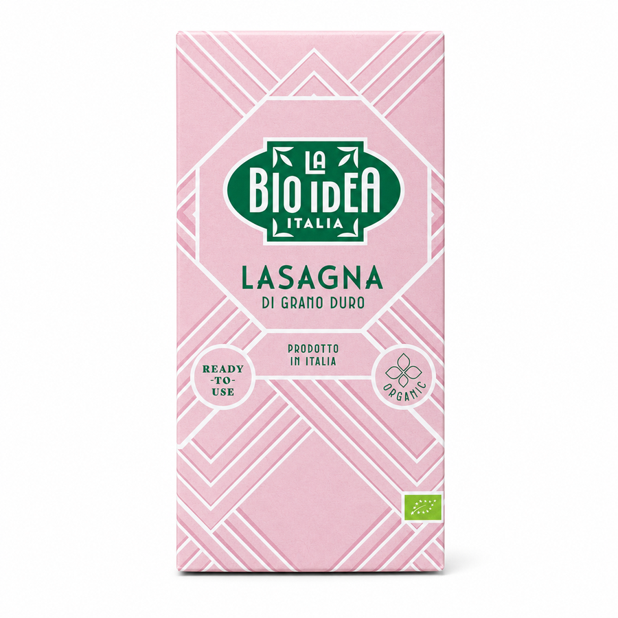 La Bio-Idea Organic White Lasagne 250g front product image