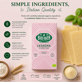 La Bio-Idea Organic White Lasagne simple ingredients and Italian quality