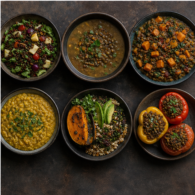 Six ways to use organic French lentils