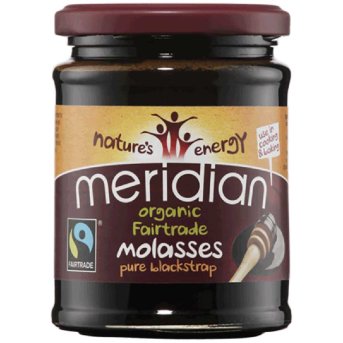 Meridian Organic Fairtrade Molasses Pure Blackstrap 350g jar