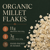 Organic millet flakes factual product benefits