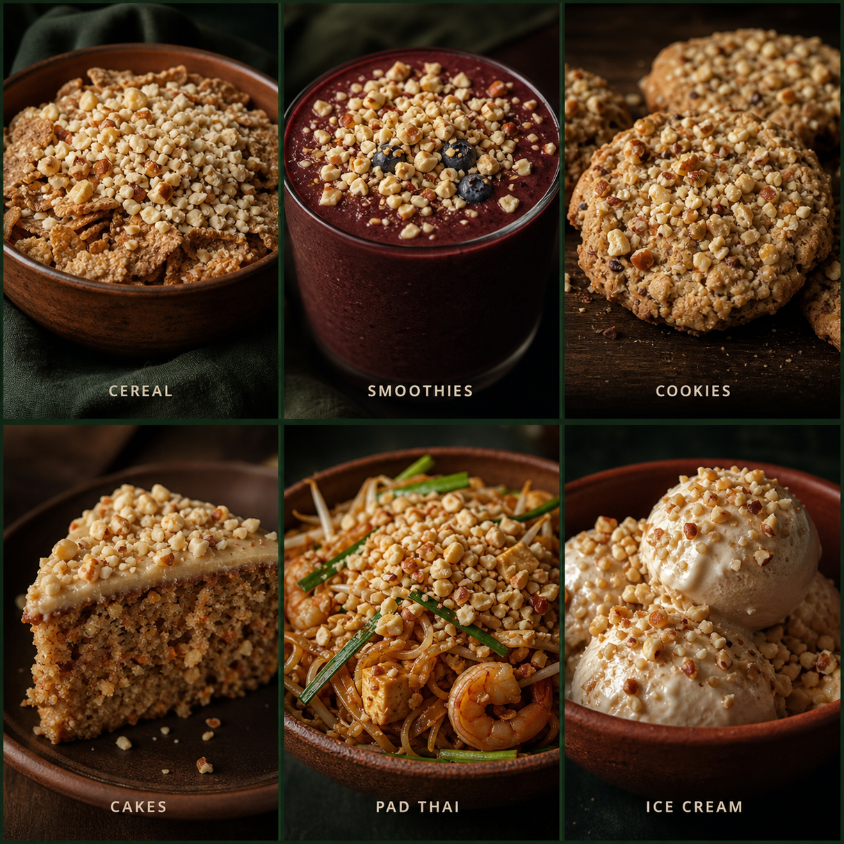 Six ways to enjoy mixed chopped nuts