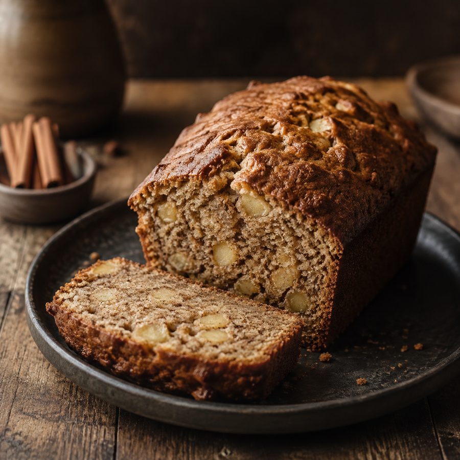 Mixed spice apple loaf