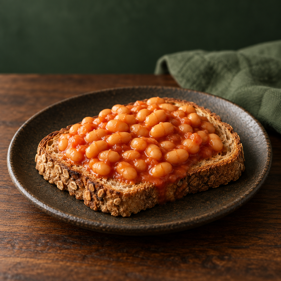 Mr Organic Baked Beans on toast