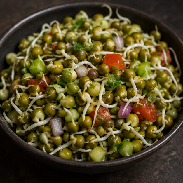 Organic mung bean recipe idea